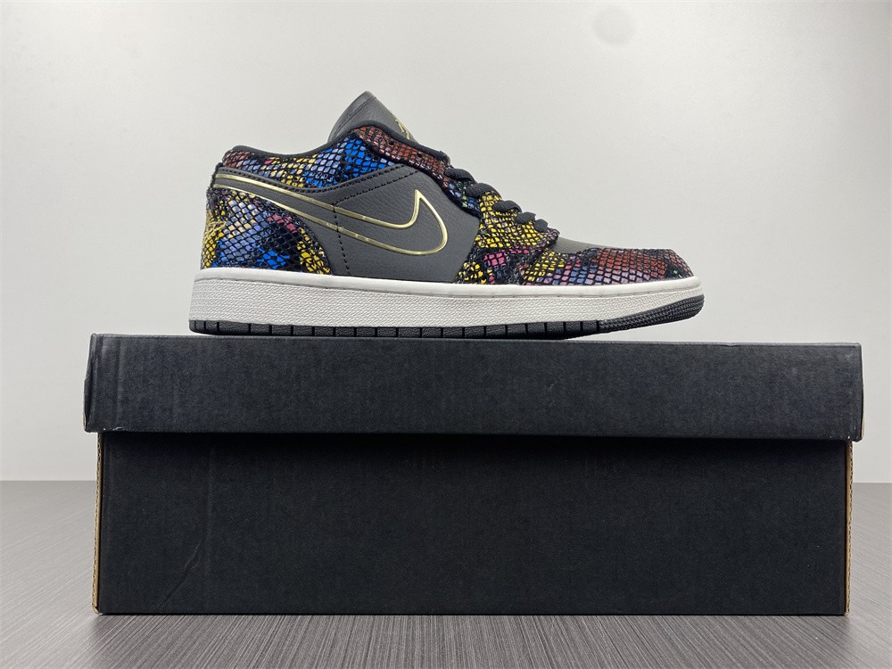 Air Jordan 1 Low Multicolor Snakeskin (W) (2020) CW5580-001