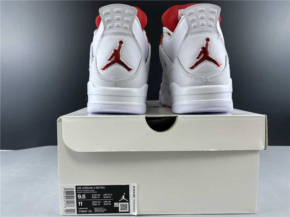Air Jordan 4 Retro Metallic Red CT8527-112