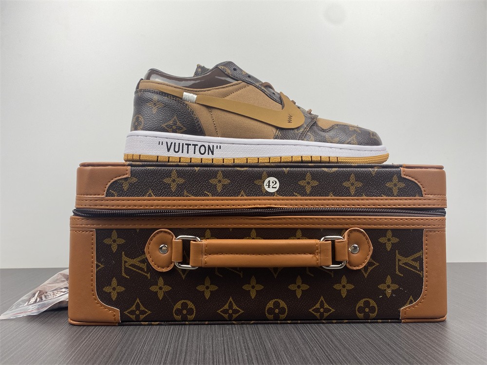 Air Jordan 1 Low Off White LsVttn Box