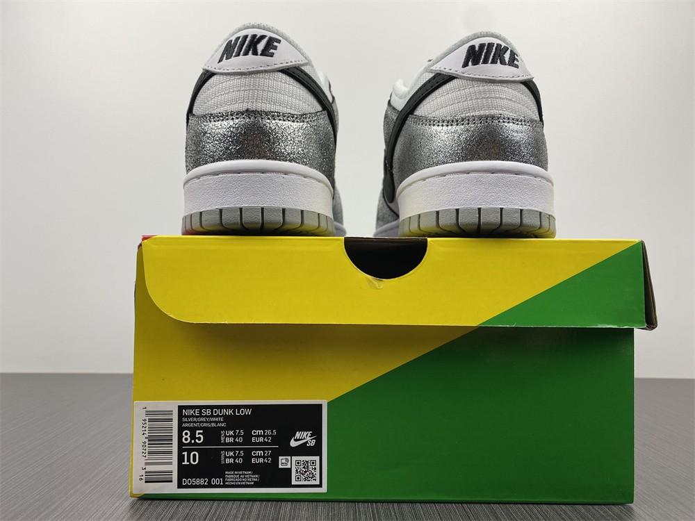 Nike Dunk Low “Shimmer” Black White Silver DO5882-001