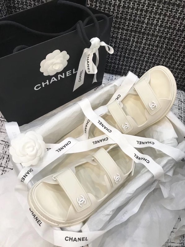 Channe1 Sandal White 002