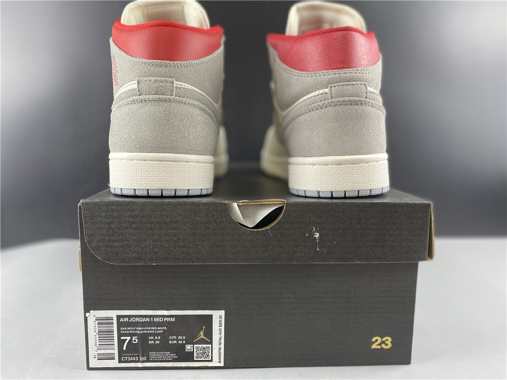 Air Jordan 1 Mid Sneakersnstuff 20th Anniversary CT3443-100