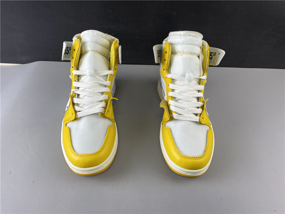 Jordan 1 Retro High OFF-WHITE Canary Yellow