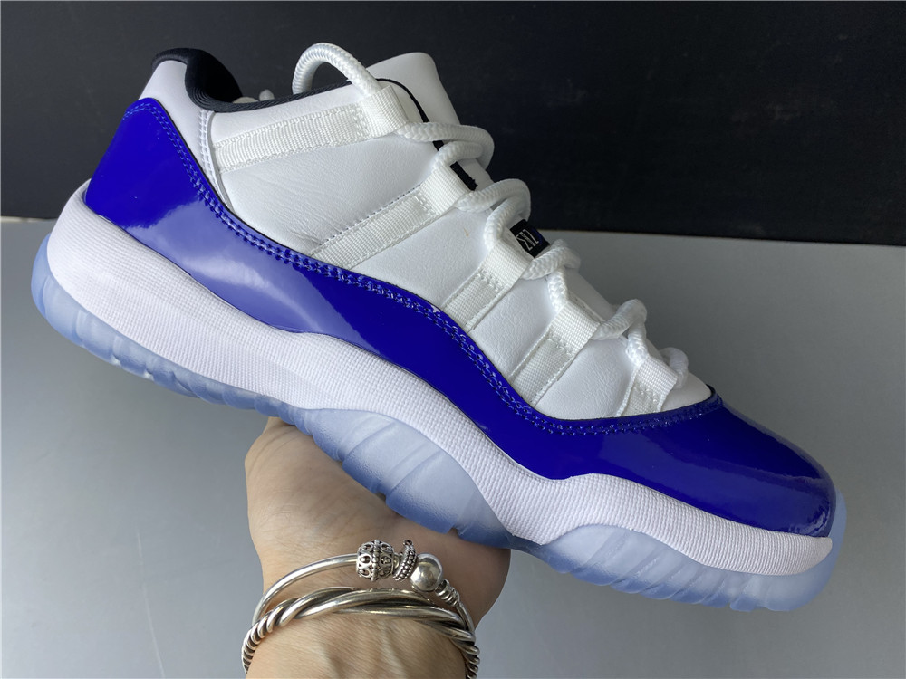 Air Jordan 11 Retro Low White Concord (W) AH7860-100