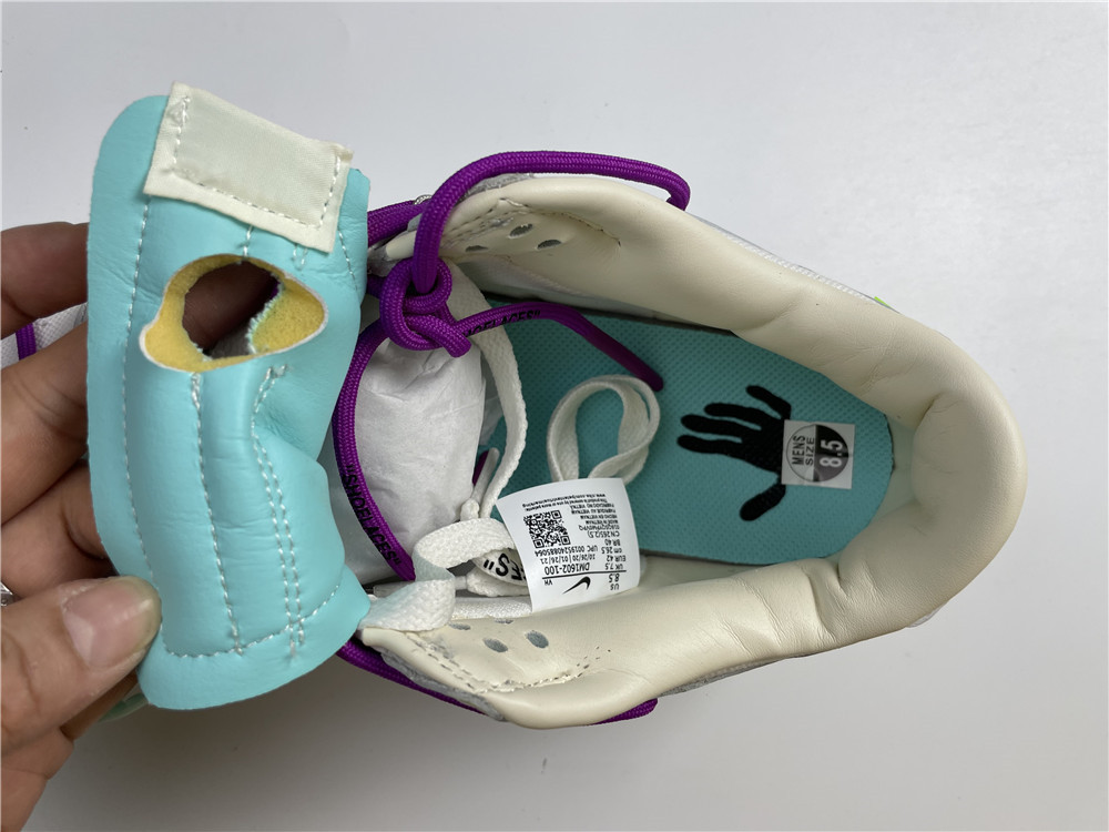 Off-White x Nike SB Dunk Low Beige Grey Purple DM1602-100