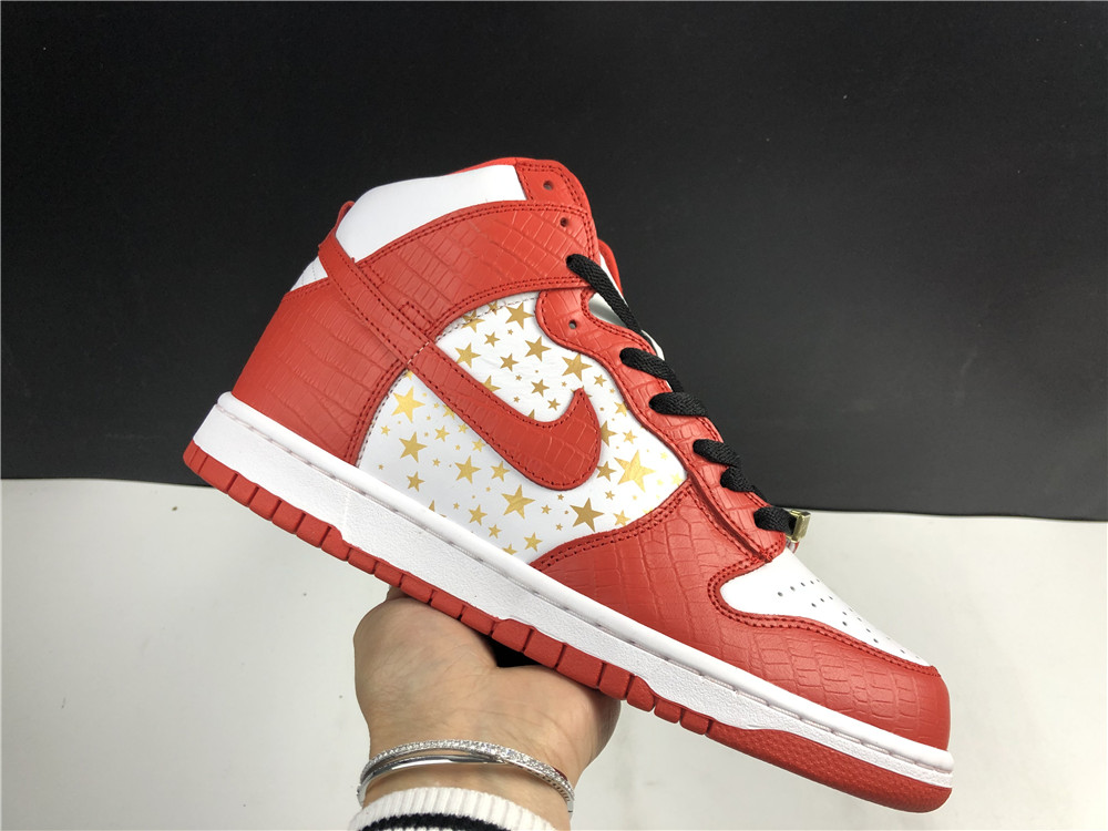 Nike Dunk High Pro SB Supreme Red Stars 307385-161