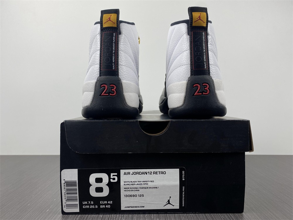 Air Jordan 12Taxi AJ12  130690-125
