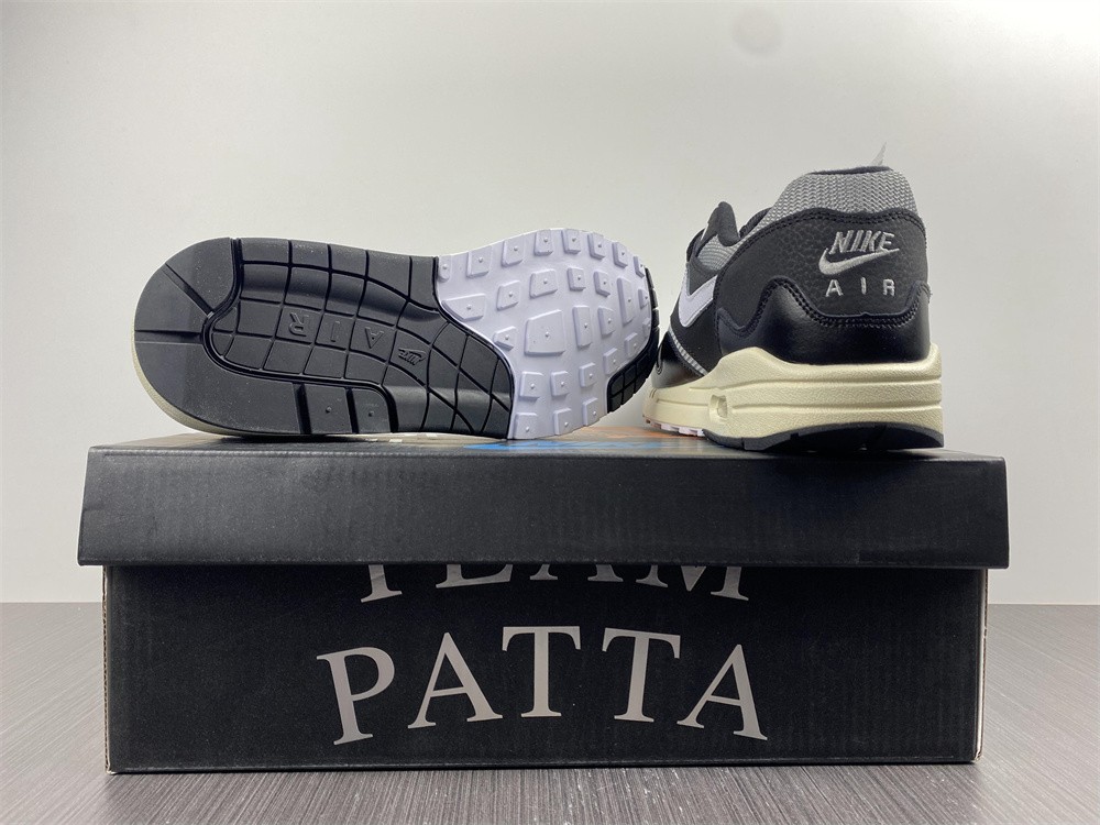 Nike Air Max 1 Patta Waves Black (without Bracelet)  DQ0299-001