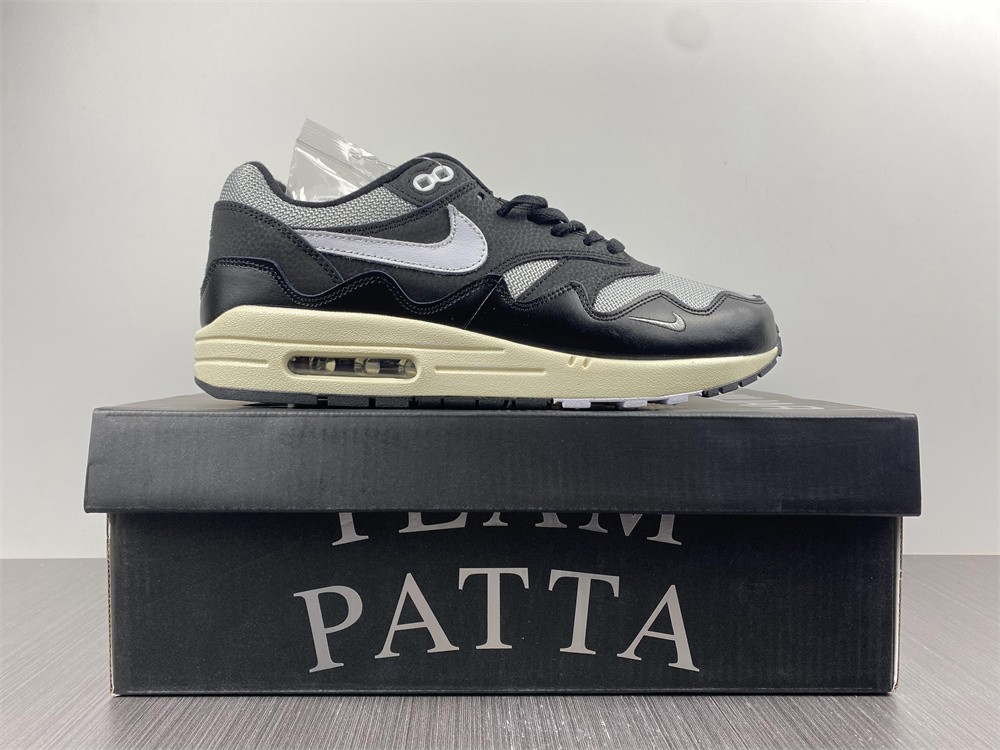Nike Air Max 1 Patta Waves Black (without Bracelet)  DQ0299-001