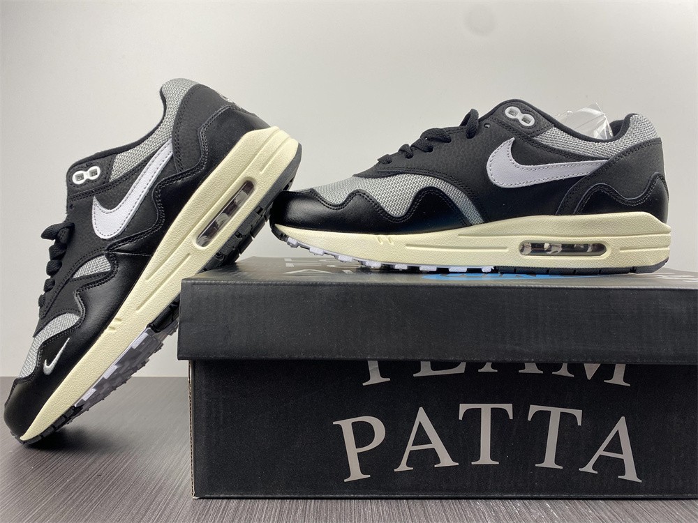 Nike Air Max 1 Patta Waves Black (without Bracelet)  DQ0299-001