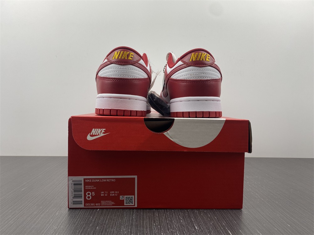 Nike Dunk Low Next Nature White Gym Red (W) DN1431-101