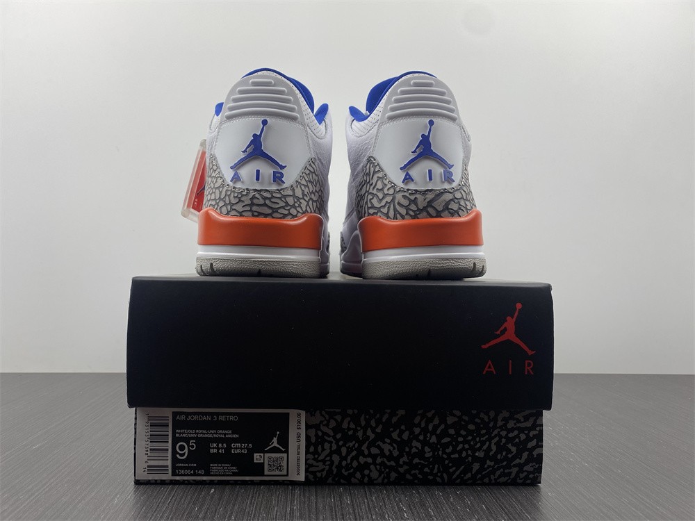 Jordan 3 Retro Knicks  136064-148