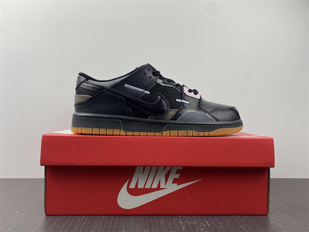 Nike Dunk Low Scrap Black Gum  DB0500-001