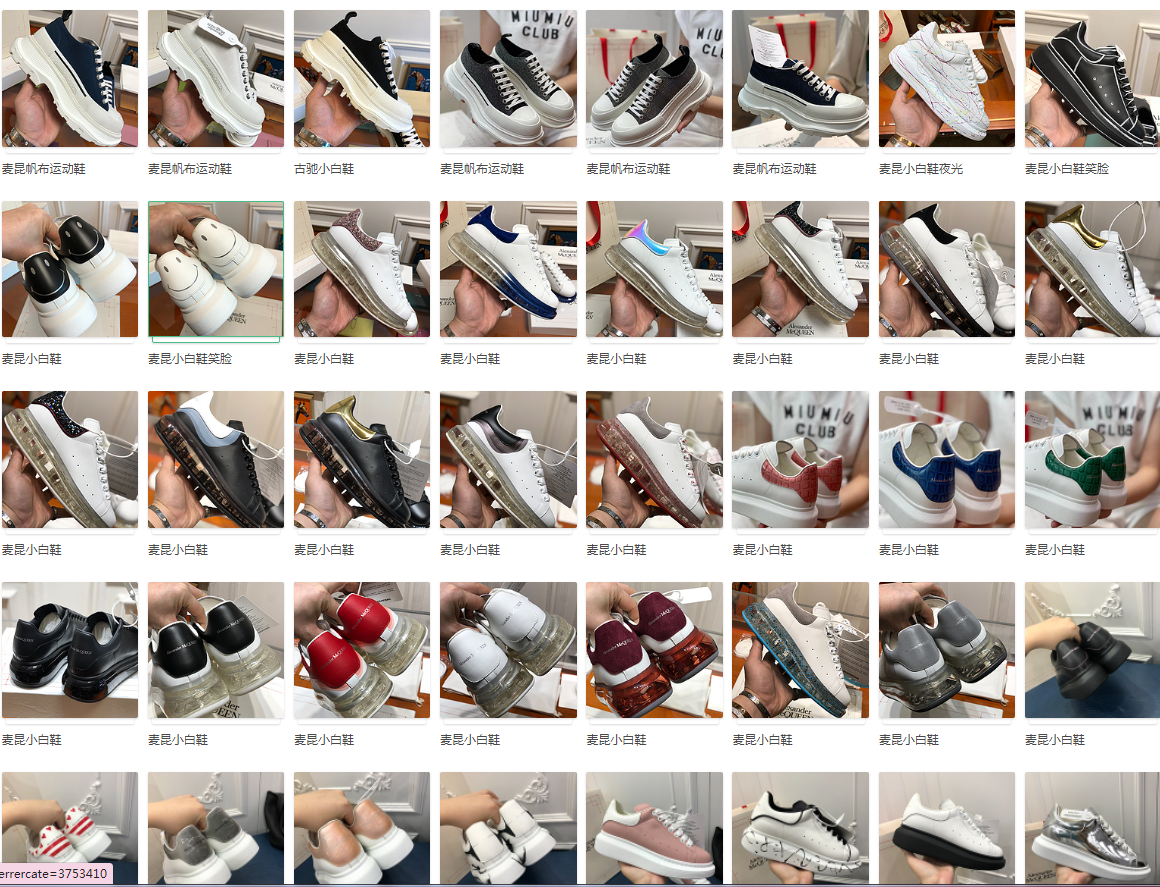 Alxndr McQN SNEAKERS collection