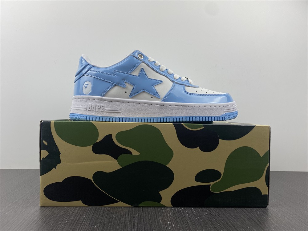 A Bathing Ape Bape Sta Low Blue  001FWH701001_SAX_A