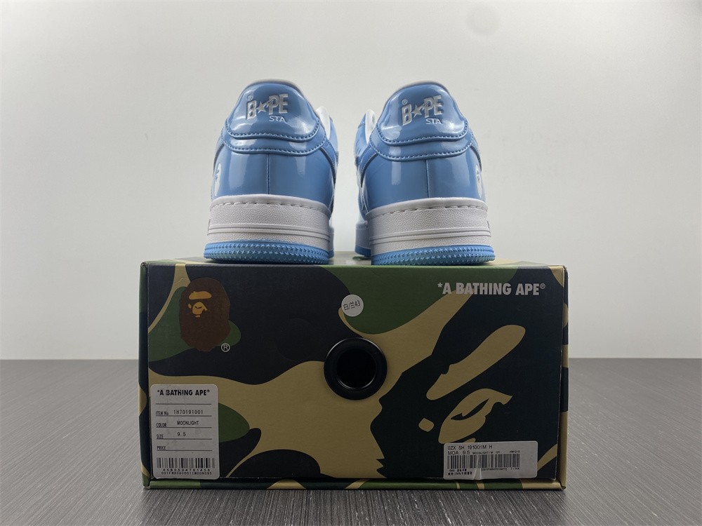 A Bathing Ape Bape Sta Low Blue  001FWH701001_SAX_A