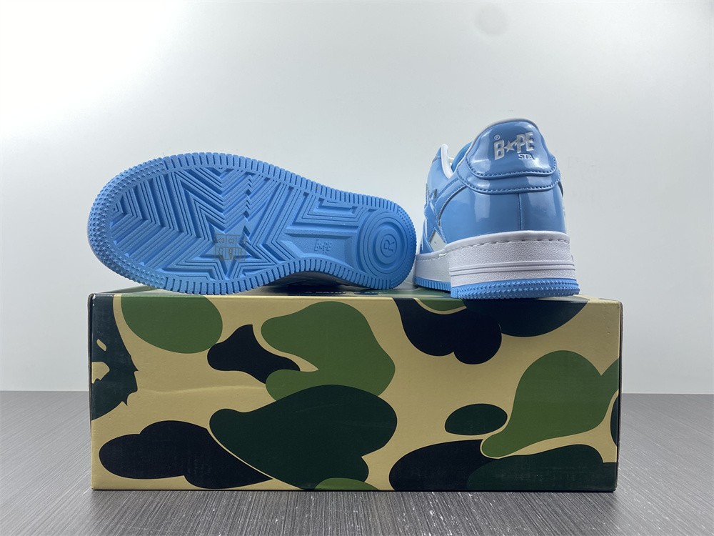 A Bathing Ape Bape Sta Low Blue  001FWH701001_SAX_A