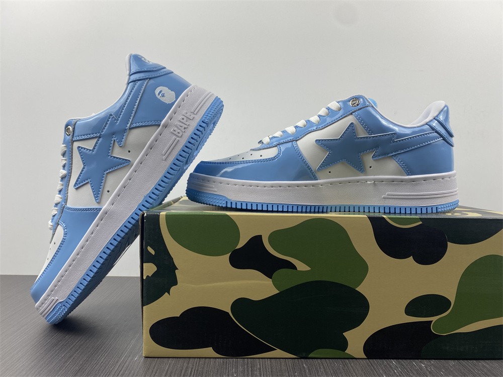 A Bathing Ape Bape Sta Low Blue  001FWH701001_SAX_A