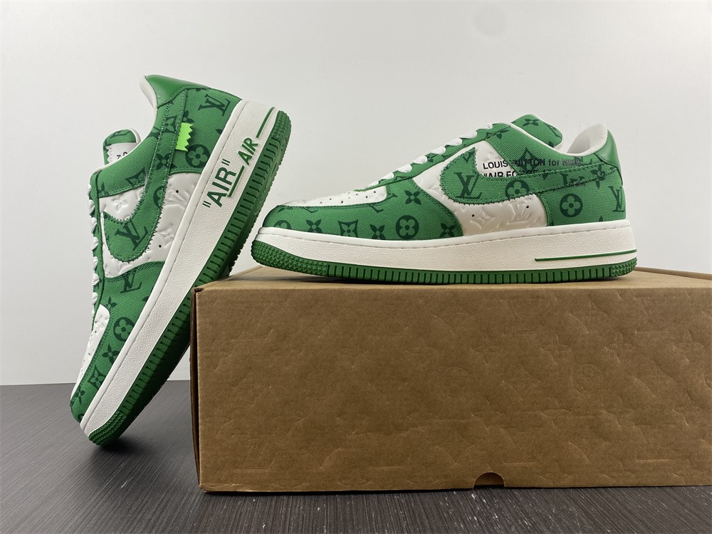 LsVttn Nike Air Force 1 Low By Virgil Abloh White Green