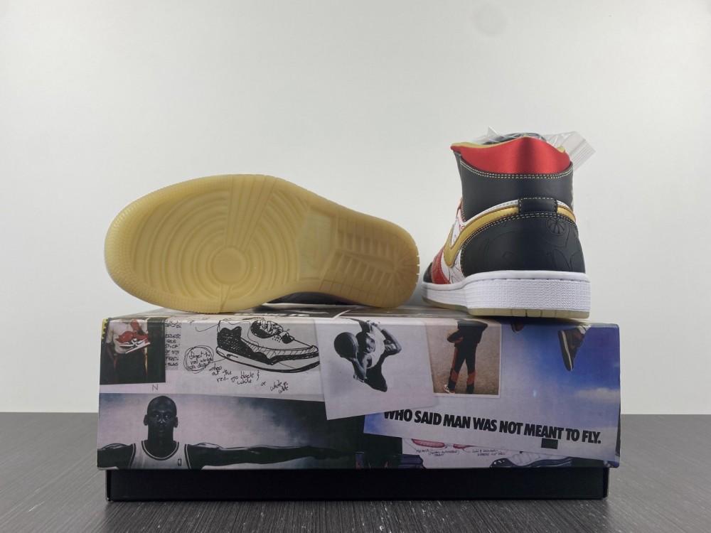 Jordan 1 Mid XQ White Black Sport Red  DV0576-176