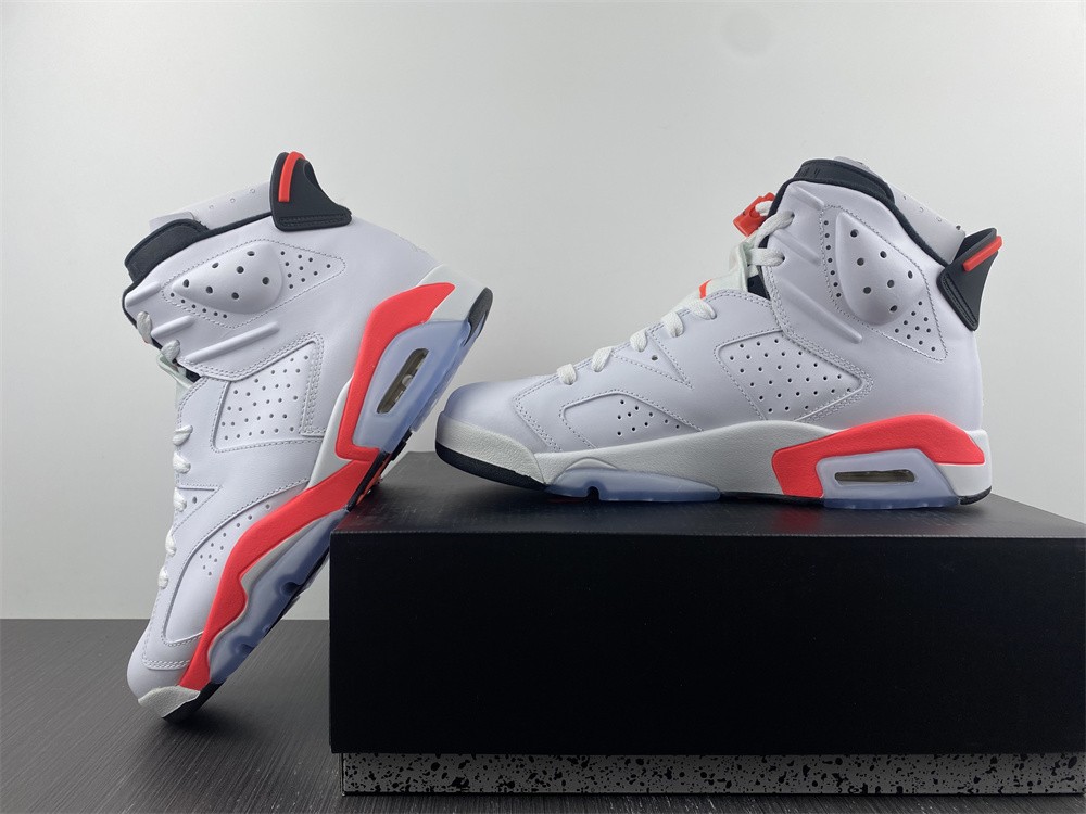 Jordan 6 Retro Infrared White   384664-123
