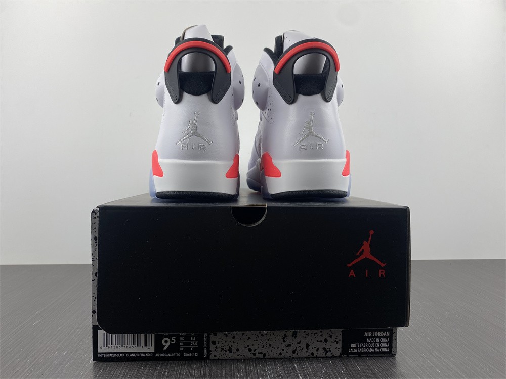 Jordan 6 Retro Infrared White   384664-123