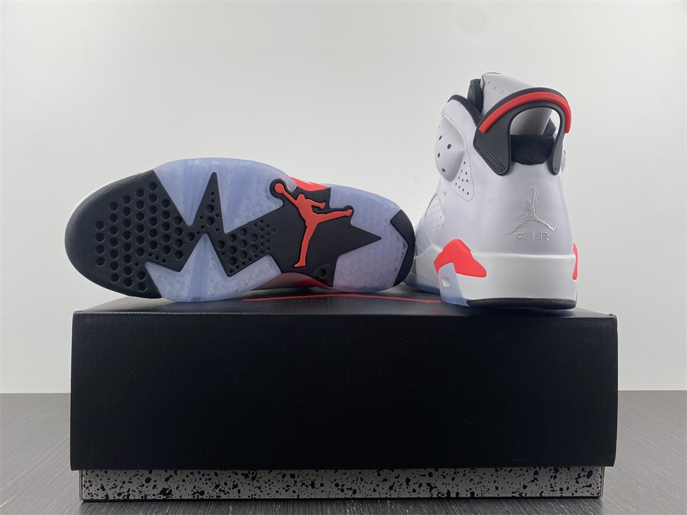 Jordan 6 Retro Infrared White   384664-123