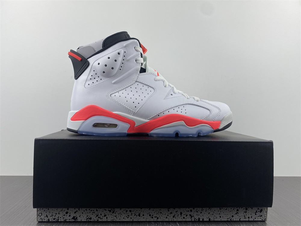 Jordan 6 Retro Infrared White   384664-123