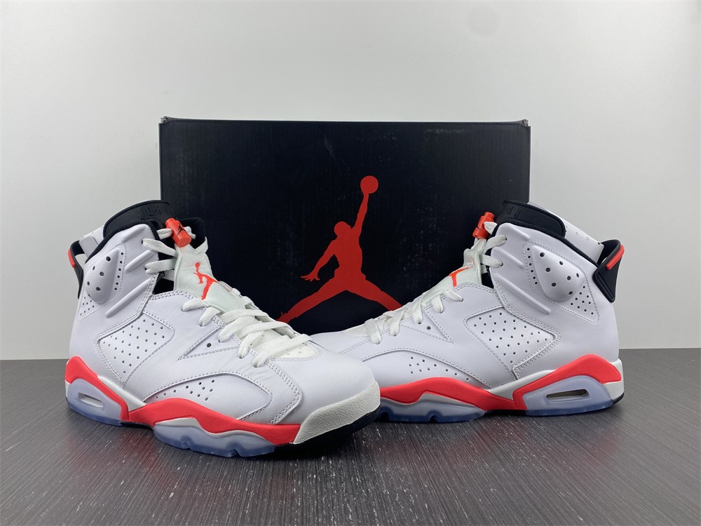 Jordan 6 Retro Infrared White   384664-123