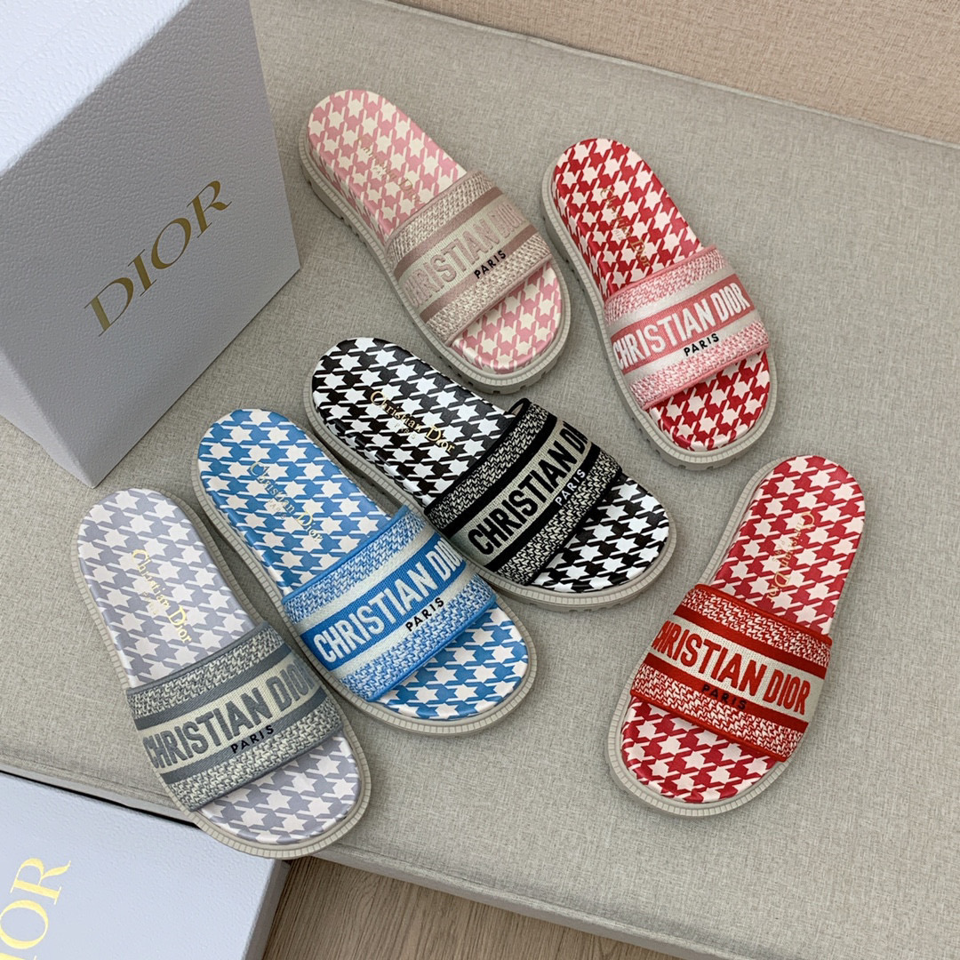 Christian Dioorr blue slide