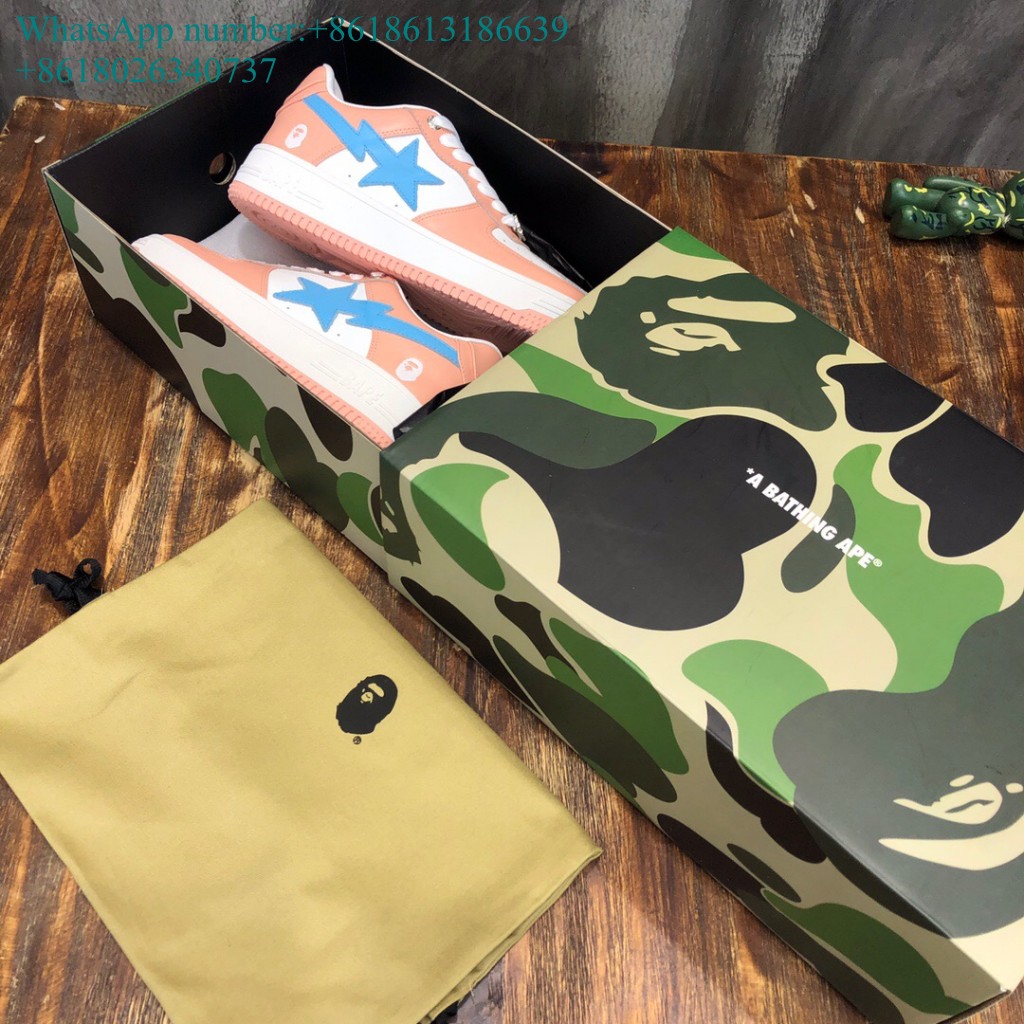A Bathing Ape Bape Sta Low pink