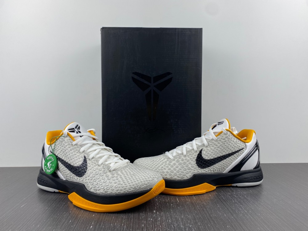Kobe 6 Protro Playoff Pack White Del Sol  CW2190-100