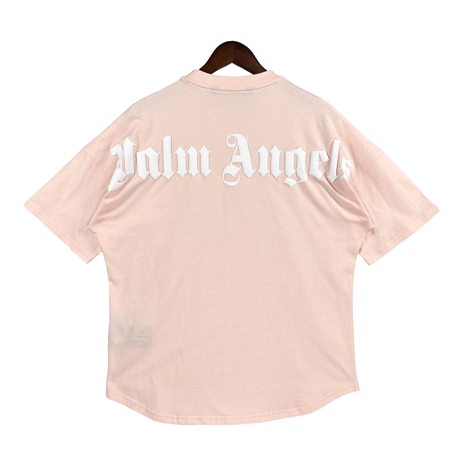 Palm angels shirt grey green pink