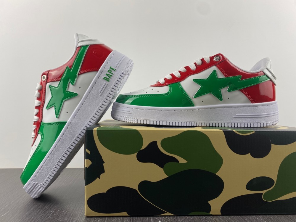 A Bathing Ape Bape Sta Green Red 1I80-191-004