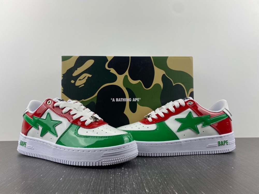 A Bathing Ape Bape Sta Green Red 1I80-191-004