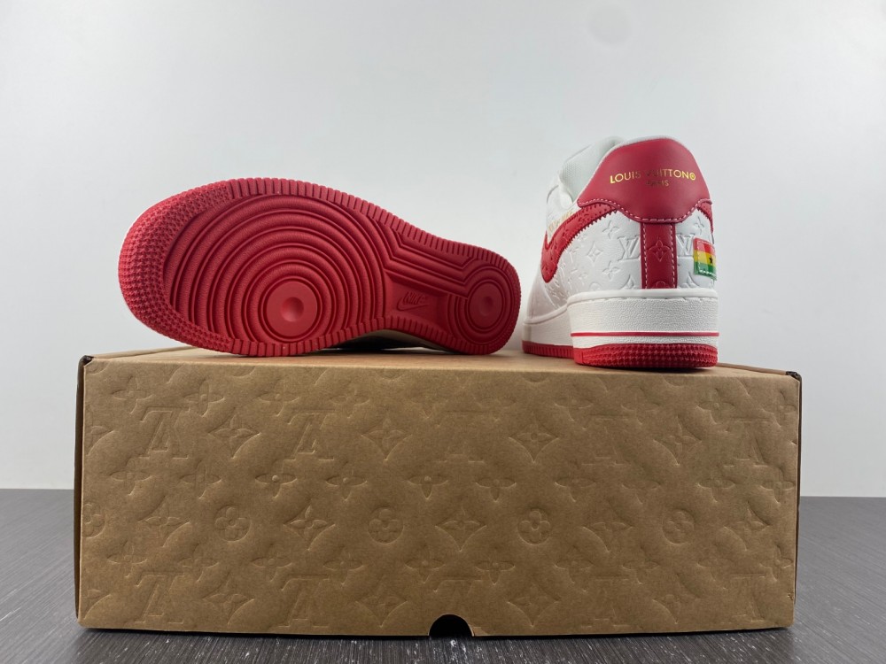 Nike Air Force 1 LsVttn white red