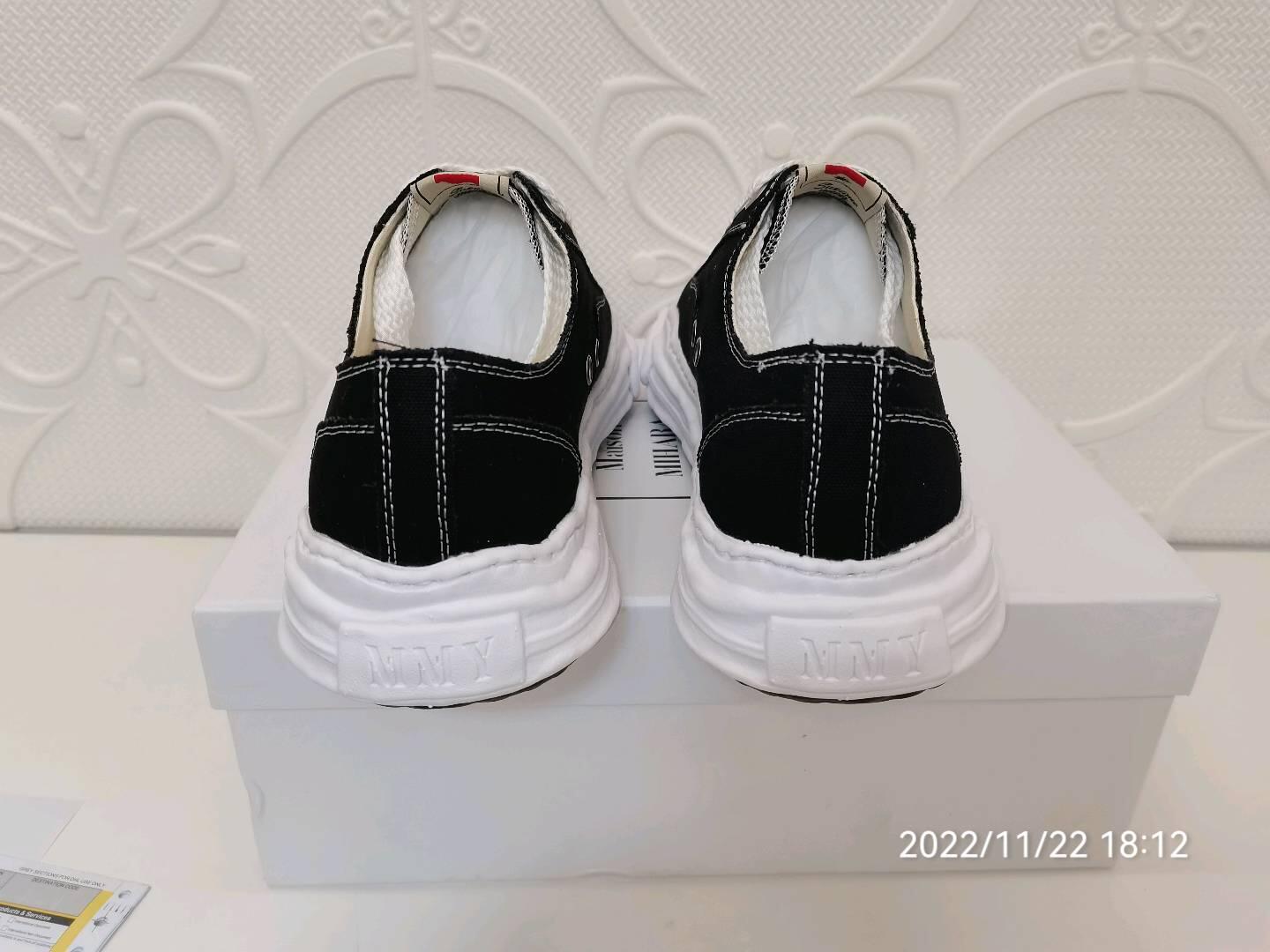 Mihara Yasuhiro Hank OG Sole Canvas Low Black