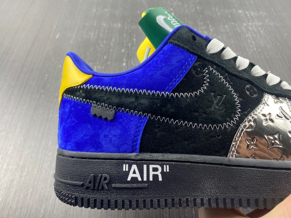 Nike Air Force 1 LsVttn black yellow