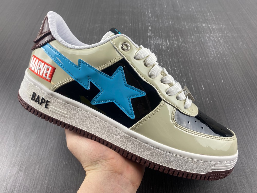 A Bathing Ape Bape Sta MARVEL Blue Black