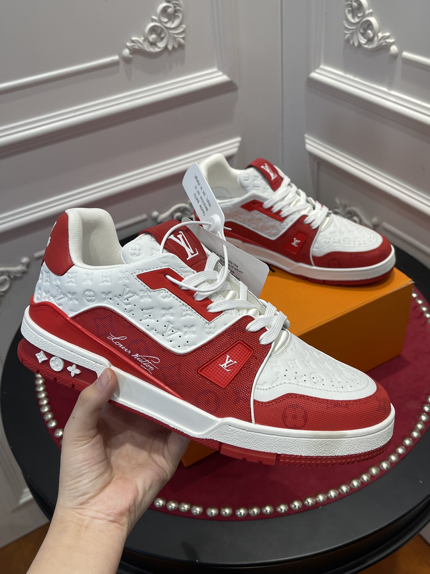 LsVttn Trainer Sneakers red