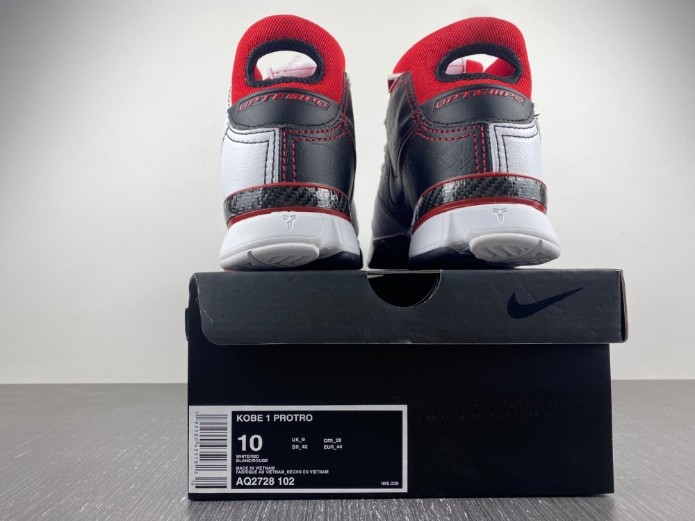 Nike Kobe 1 Protro White Black Red (All Star) AQ2728-102
