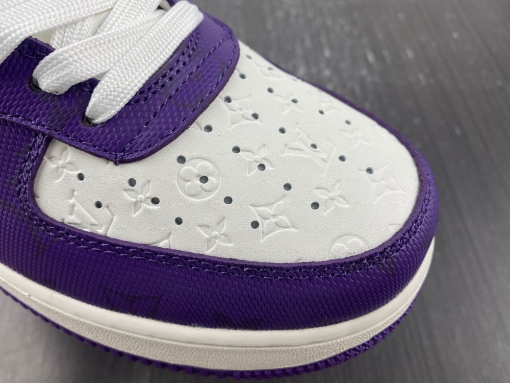 Nike Air Force 1 LsVttn white purple
