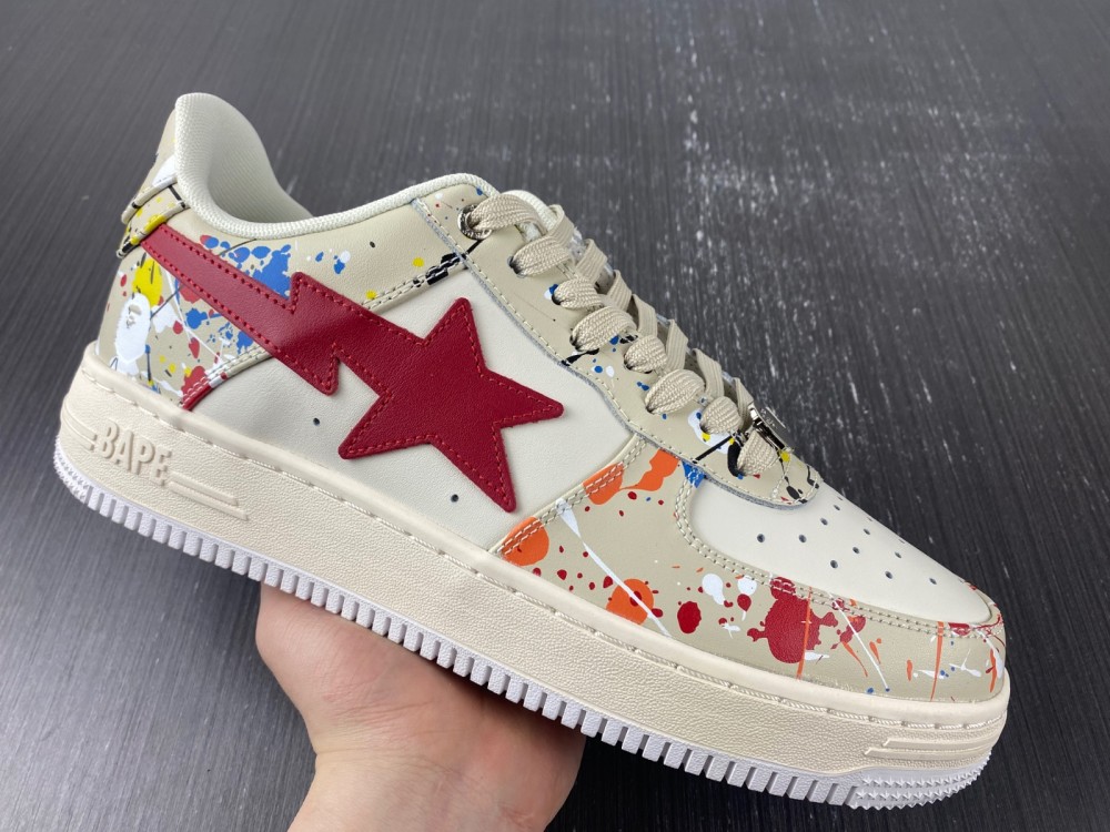 A Bathing Ape Bape Sta Splashed ink color