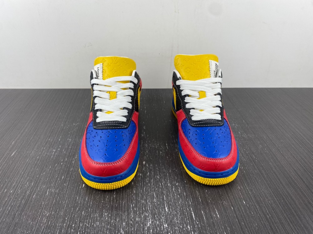 Nike Air Force 1 LsVttn blue red yellow