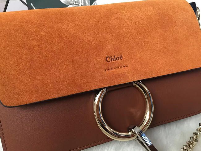 Chloee Faye small shoulder bag in Brown