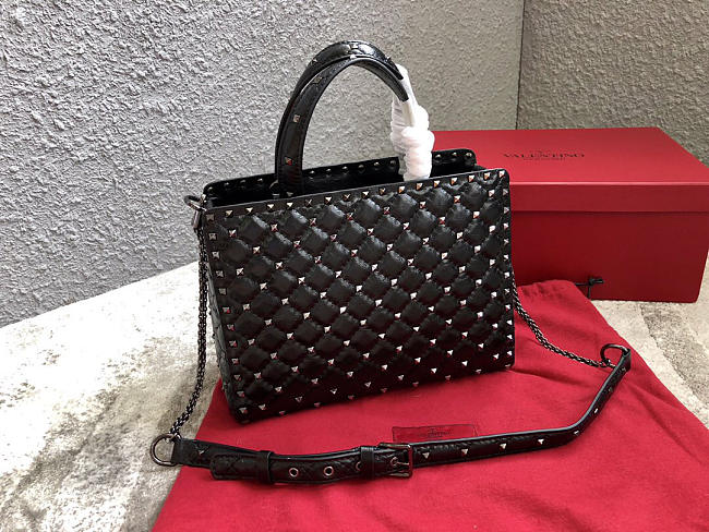 Vallentinno Garavani Rockstud Spike Lambskin Handbag