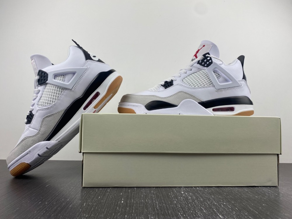 Air Jordan 4 "White gray black" DR5415-100