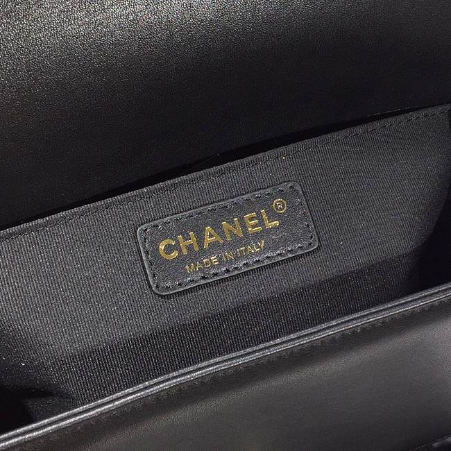 Channe1 Leboy Bag Black 20cm