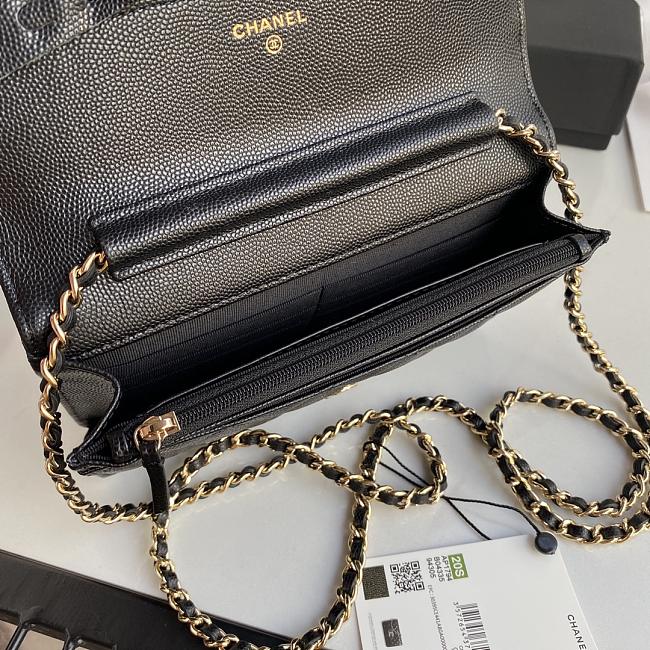Channe1 AP1794 WOC wallet on chain bag black