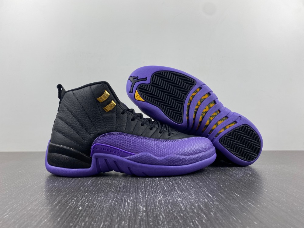 Nike Air Jordan 12 black purple